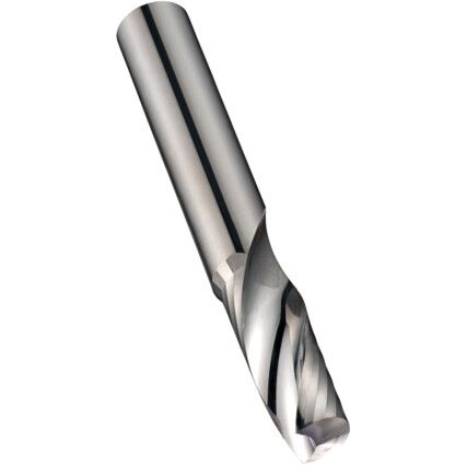 S637 8.00mm Carbide 1 Flute 25° Standard Length Slot Drill