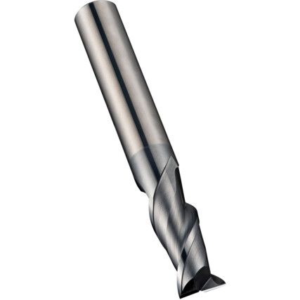 S710, Short Slot Drill, 1mm, 2fl, Plain Round Shank, Carbide, AlCrN