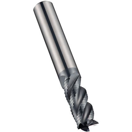 S765 6mm CARBIDE ALCRN 4FL SHORT ROUGHING END MILL