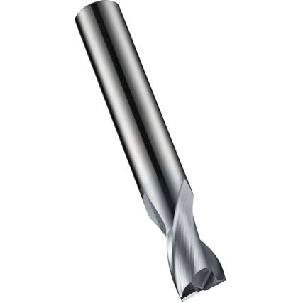 S802HA, Short Slot Drill, 3mm, 2fl, Plain Round Shank, Carbide, AlCrN