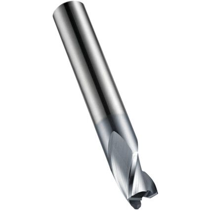 S803HA 1.5mm Carbide 2 Flute Extra Short Slot Drill - Alcrona Coated  DIN 6527K