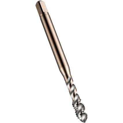 E002, Machine Tap, M2 x 0.4mm, Spiral Flute, Cobalt High Speed Steel, Bright