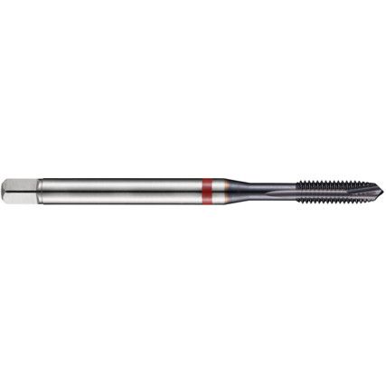 E256, Tap, M20 x 2.5mm,  Metric Coarse, Spiral Point, Powdered Metal Cobalt High Speed Steel, TiAlN, Red