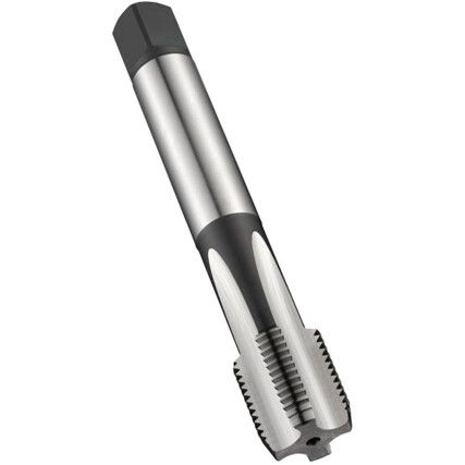 E282, Machine Tap, 1/2in x 14 BSPF, Straight Flute, Powdered Metal Cobalt High Speed Steel, Bright