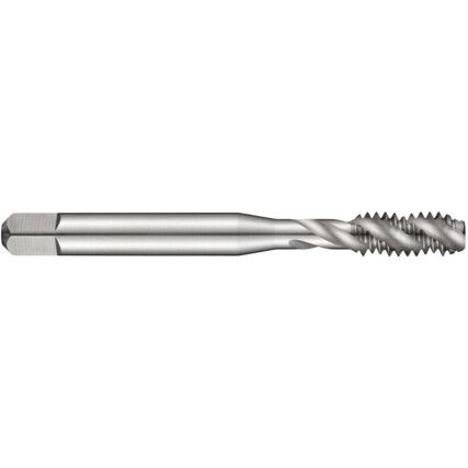 E533, Machine Tap, 1/2in. x 12 BSW, Spiral Flute, High Speed Steel, Bright