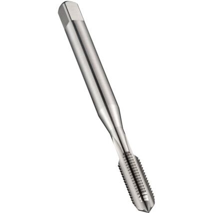 E620, Machine Tap, M4 x 0.7mm, Straight Flute, High Speed Steel, Bright