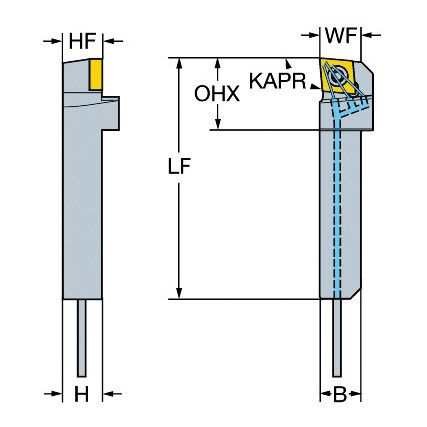 QS-SCLCR1212E09HP TOOL HOLDER