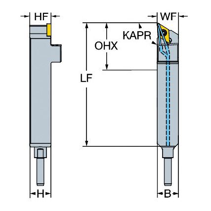 QS-SDJCR1212E07HP-M TOOL HOLDER