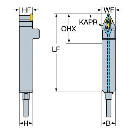 QS-SDNCN1212E07HP TOOL HOLDER