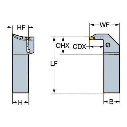 LG123H13-2525B-040BM SHANK TOOL