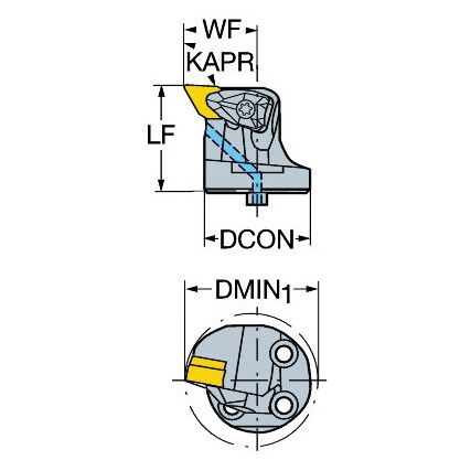 570-DDUNL-32-11 TOOLHOLDER