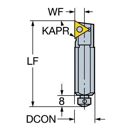 L141.0-20-16 BORING BAR