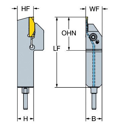 QSLF123E111212BHP TOOLHOLDER