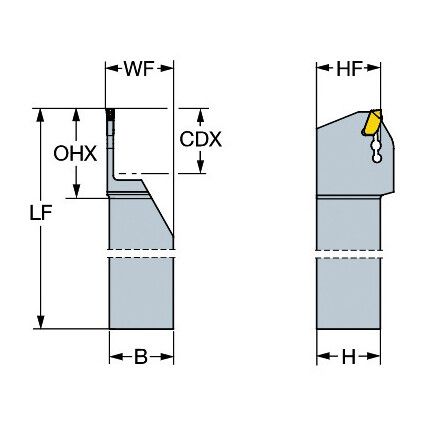 QD-RFF26-2525A TOOLHOLDER