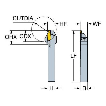 RF123D11-1212B-S TOOLHOLDER