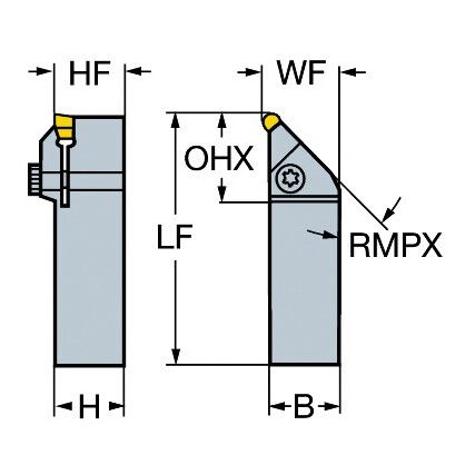 RS151.22-2525-40 TOOLHOLDER