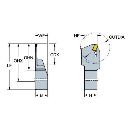 QD-LFB10-2020S SHANK TOOL