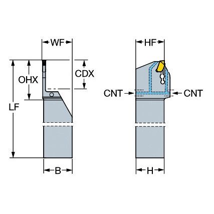 QD-LFJ45C3232A SHANK TOOL