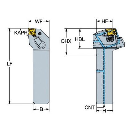 QS-3-80LL202034-10C SHANK TOOL