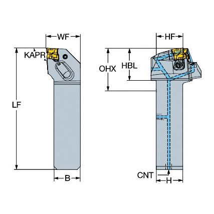 QS-3-80LL252531-10C SHANK TOOL