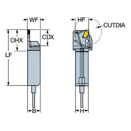 QS-QD-LFB10C1212S SHANK TOOL