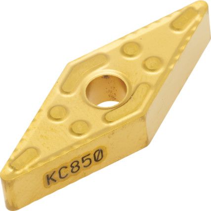 VNMG 160408P, Turning Insert, Grade KC850, Carbide, 35° Rhombic