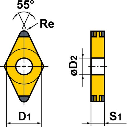 DPMT 11T308-MM INSERT GRADE 1125