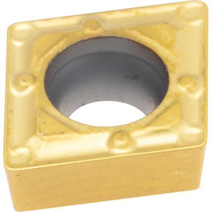 CCMT 060204-WF, Turning Insert, Grade 1525, Carbide, 80° Rhombic