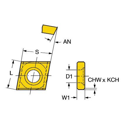 009370R8 INSERT GRADE H13A