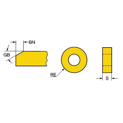 RCMX 250700 INSERT GRADE H13A