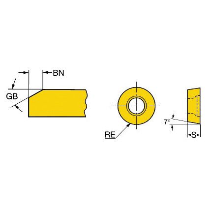 RCMT 3209M0 INSERT GRADE H13A