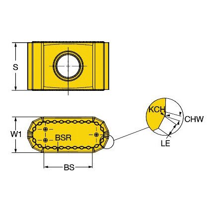 425N-1707E-KLW12 INSERT GRADE1010