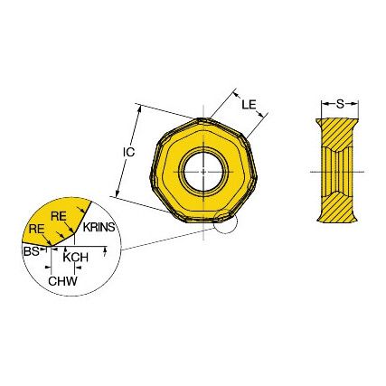 745R-2109E-M50 INSERT GRADE K20D