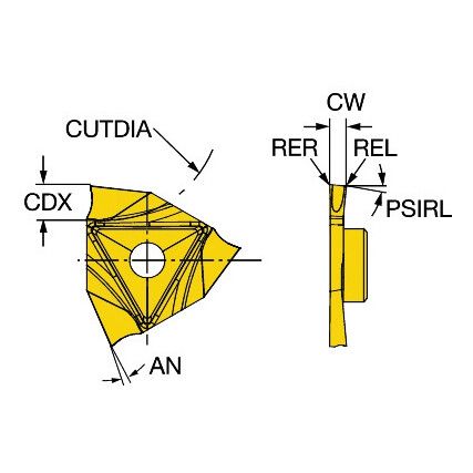 L123T3-0100-1000-CS INSERT GRADE 1125