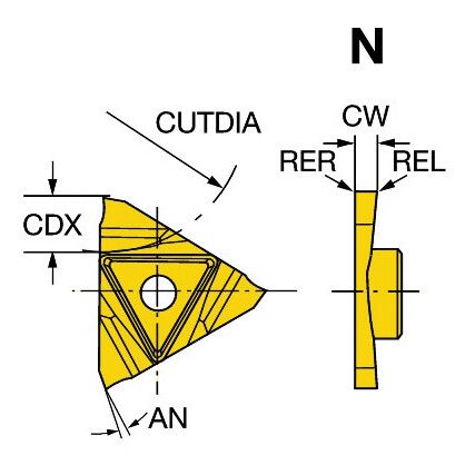 N123T3-0160-0000-GS INSERT GRADE 1125