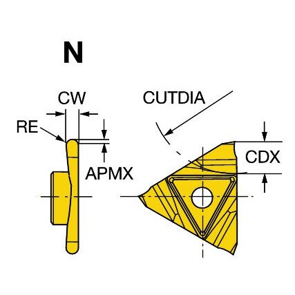 N123U3-0300-RS INSERT GRADE 1125