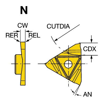 N123U3-0050-0000-GS INSERT GRADE 1125