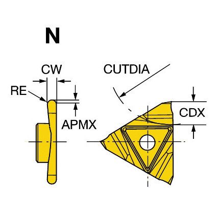 N123U3-0080-RS INSERT GRADE 1125