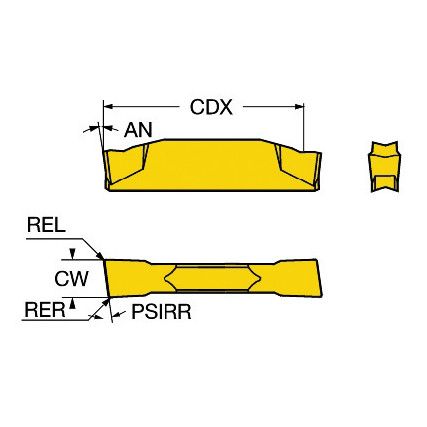 R123H2-0400-0502-CM INSERT GRADE 1145