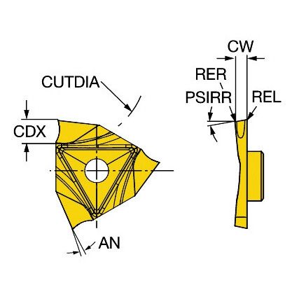 R123T3-0100-1000-CS INSERT GRADE 1125