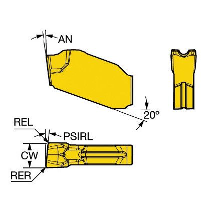 QD-LF-0250-0801-CO INSERT GRADE 1145