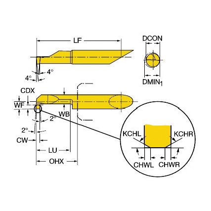 CXS-07G078-7230R INSERT GRADE 1025