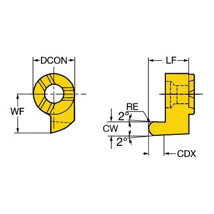 MB-09FAR100-05-14R INSERT GRADE 1025