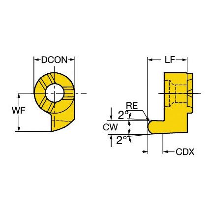 MB-09FAR150-075-14L INSERT GRADE 1025