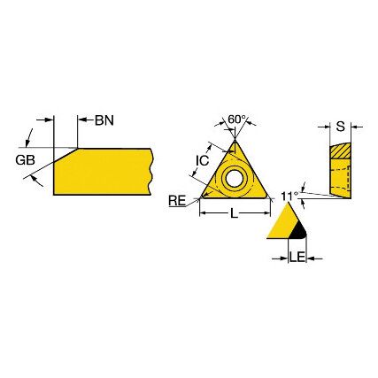 TPGW 110304S01020F INSERT GRADE 7025