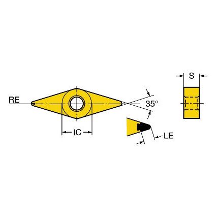 VNGA 160404S01030A INSERT GRADE 7015