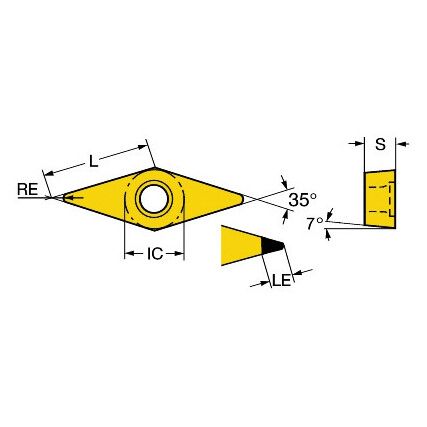 VCMW 110204FP INSERT GRADE CD10