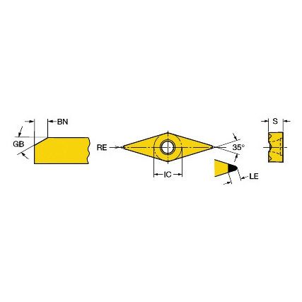 TR-VB1308S01020F INSERT GRADE 7025