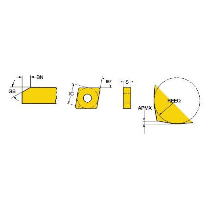 CNGX 1204L025-18HXA INSERT GRADE 7105