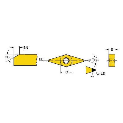 VNGA 160404S01525H INSERT GRADE 7105